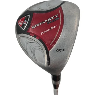Power Bilt Dynasty Plus 16° 3 Wood RH M Flex Graphite Shaft Original Grip 44” - Image 1 of 4