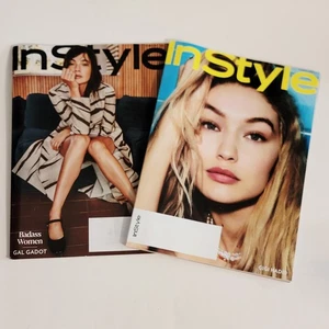 Lot 2 InStyle 2022 Magazines: Badass Women February Gal Gadot & March Gigi Hadid - Picture 1 of 22