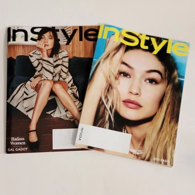Lot 2 InStyle 2022 Magazines: Badass Women February Gal Gadot & March Gigi Hadid - Image 1 of 4