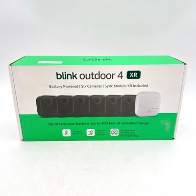 Blink Security Cameras 6 Camera Set Outdoor 4 XR with Sync Module HD Wireless - Image 1 of 4