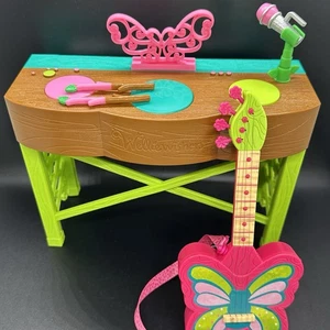 Lot American Girl Wellie Wishers Butterfly Beats Keyboard Strings & Wings Guitar - Picture 1 of 21