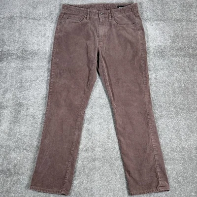 Pantalones Bonobos Para Hombre 33x30 Marrón Calce Ajustado 5 Bolsillos Pierna Recta Foto 1 de 4