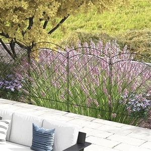 Garden Fence Outdoor Decorative Panel Durable Weather Resistant 4ft - Picture 1 of 7