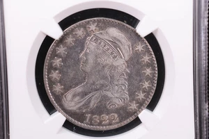 1822 Cap Bust Half Dollar., NGC Graded VF-35. Store #30016 - Picture 1 of 3