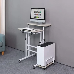 Emall Life Adjustable Standing Computer Desk, Standing Adjustable Laptop Cart - Picture 1 of 6
