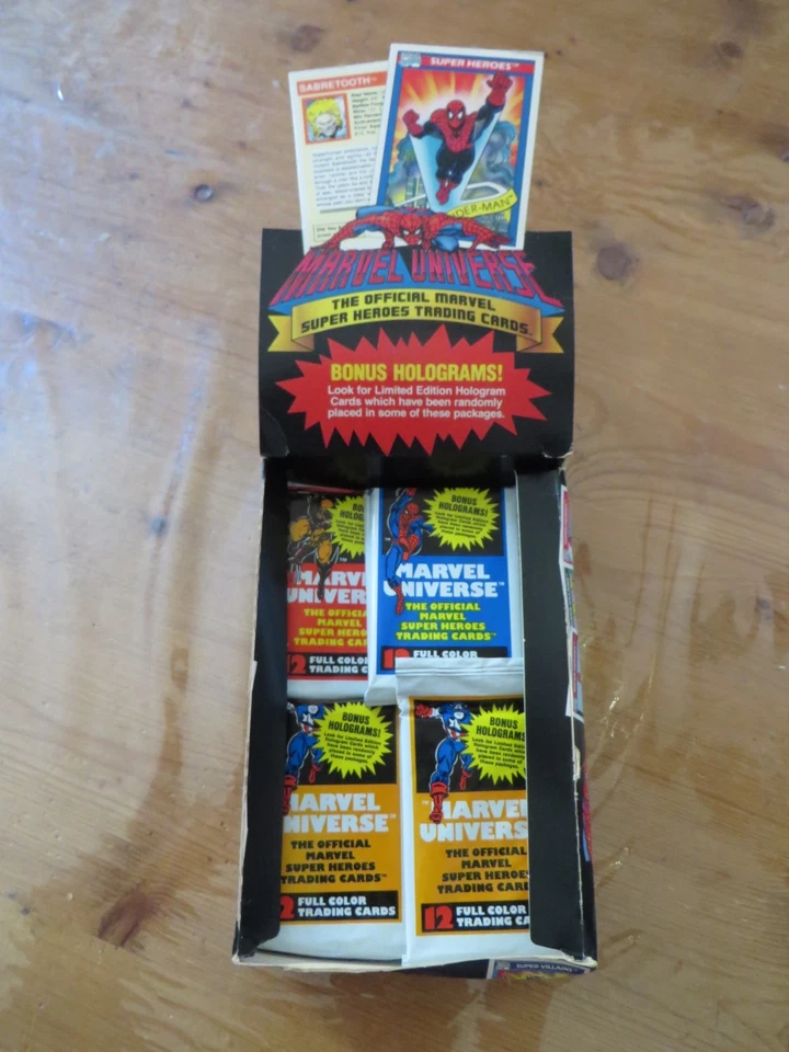 Impel 5691S Marvel Universe Trading Cards - Single 1 Pack From Box