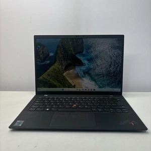 Lenovo ThinkPad X1 Carbon Gen 9 FHD i5-1135G7  laptop WIN 11 (screen damage) - Picture 1 of 11