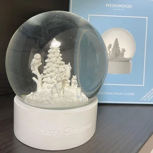 Wedgwood Schneekugel Holiday Ornament 2019 13 cm hoch aus Japan gebraucht - Bild 1 von 6