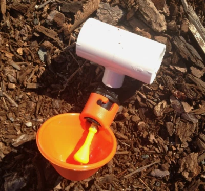 5 tazas para beber agua de aves de corral + soporte de camiseta de PVC gallinero automático T Foto 1 de 4