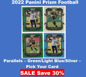 2022 Prizm Parallels Rookies & Vets #1-400 - Pick Your Card Green/Silver/Blue