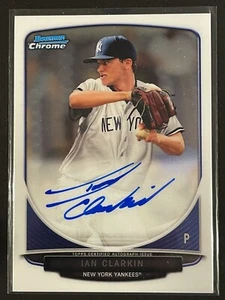 2013 Bowman Chrome Draft Ian Clarkin AUTO Prospect Autograph Yankees Cubs 4 - Picture 1 of 2