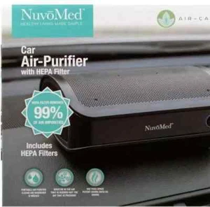 Nuvomed Car Air Purifier HEPA Filter Removes 99% of air impurities such as dust, - Picture 1 of 2