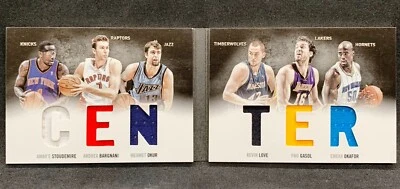 2011 Preferred KEVIN LOVE PAU GASOL STOUDEMIRE Center Die Cut Jersey SP /199 - image 1 of 2