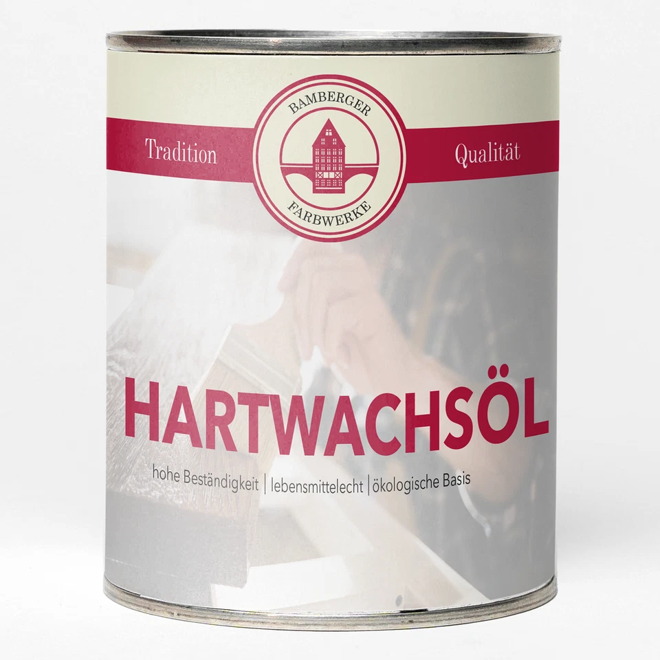 Hartwachsöl Seidenglänzend Holzöl Parkettöl Möbelöl Hartöl Möbel Farblos Innen - Bild 1 von 4