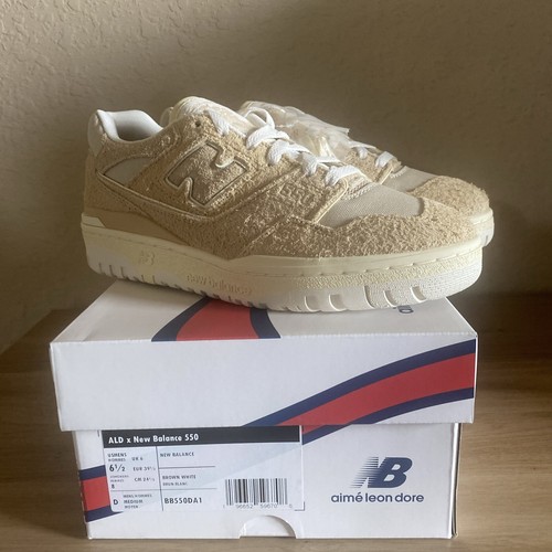 New Balance BB550DA1 ALD Collab. Beige E Crema Uomo Taglia 6 5 Donna Taglia 8”