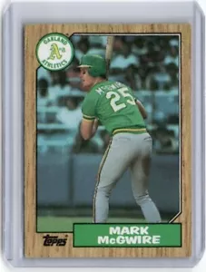 1987 Topps #366 Mark McGwire - Picture 1 of 2