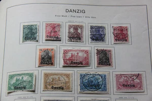 Danzig, fast vollständige Sammlung, Deutsches Reich auf Schaubek, sehr hoher KW - Bild 1 von 24