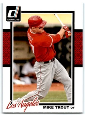 2014 Donruss Mike Trout Los Angeles Angels #112 - Image 1 of 2