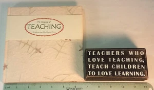 THE LANGUAGE OF TEACHING a collection from Blue Mountain Arts- beautiful quotes - Picture 1 of 2