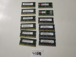 Micron+Kingston 12x2Gb=24Gb PC3-8500 1066Mhz DDR3 SO-DIMM Laptop Memory RAM 4860 - Picture 1 of 2