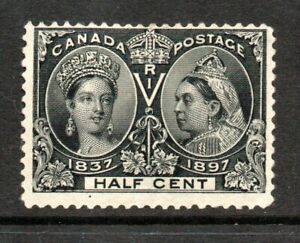 Canada, Jubilee set, 1/2 cent black, SG 121, MNG, 1897. 