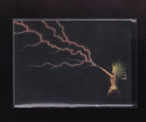 Tim White Fantasy Art 1994 FPG Metallic Storm Foil Card MS5 Troppi Maghi - Foto 1 di 2