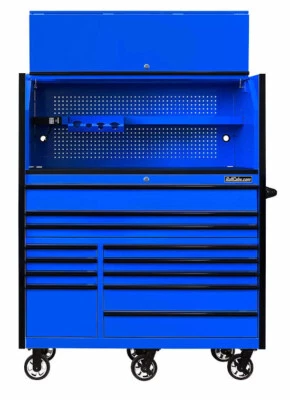 CRX 55" x 25" 19 Drawer TOOL BOX AND HUTCH, ROLL CABS BY EXTREME TOOLS - Image 1 of 4