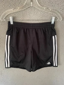 Boys Youth Adidas Black Striped Stretch Waist Swim Trunks Size 14 - Picture 1 of 5
