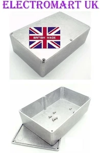 ALUMINIUM DIECAST ELECTRONICS PROJECT BOX ENCLOSURE 188 X 120 X 57MM - Picture 1 of 2