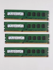 Samsung 8GB (2x4GB) 2Rx8 DDR3 PC3L-10600R ECC REG Server Ram M393B5273CH0-YH9 | - Picture 1 of 1