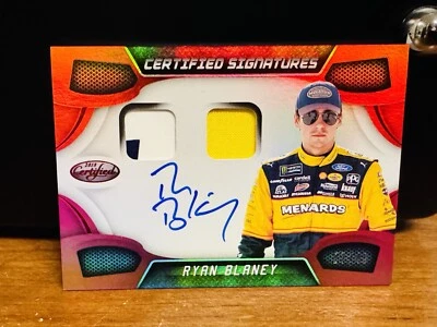 2018 Certified Signature Dual RU Swatches 27/49 Ryan Blarney Auto Autograph Red - Image 1 of 3