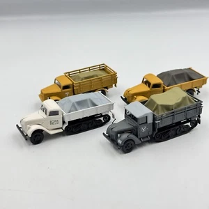 Cars collection (4 pcs) Winter & Desert Logistics Vehicles Wehrmacht 1/87 H0 - Picture 1 of 10
