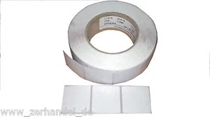 5 Rollen = 5000 St. RF Klebeetiketten 5x5cm weiß 8,2MHz EAS Warensicherung Label - Imagen 1 de 3