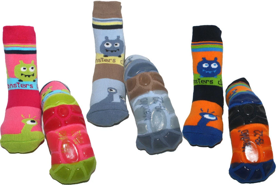 ♦NEU♦ Stopper Socken/ Socken mit Gummisohle von ~MAXIMO~ Mini MONSTER Schnecke