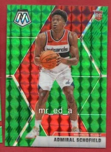 Admiral Schofield Green Prizm Rookie RC 2019-20 Mosaic Panini 202 2020 Wizards - Picture 1 of 1