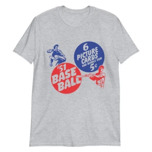 1951 Bowman Baseball Card Wrapper Shirt - Picture 1 of 3