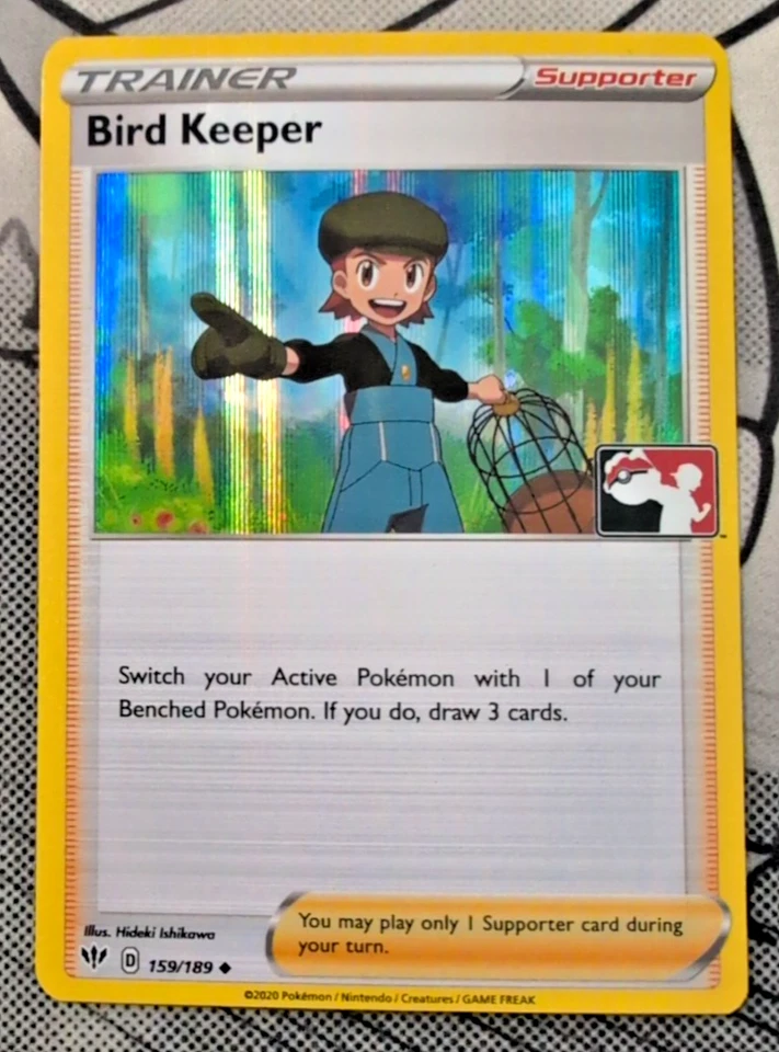 Bird Keeper 159/189 Holo Pokemon Play! Prize Pack Series 1 - Image 1 of 2