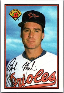 1989 Bowman Baltimore Orioles #8 Bob Melvin