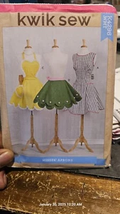 Kwik Sew K4298 Aprons Various Styles Retro Sewing Pattern S-L - Picture 1 of 3