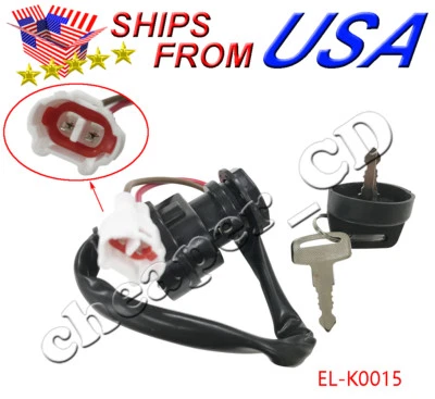 Interruptor de llave de encendido para Yamaha Wolverine YFM 350 YFM350 Foto 1 de 2