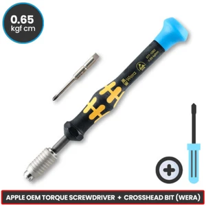 Apple Genuine TORQUE Screw driver Tool Micro ESD 0.65 kgF*cm 923-0448 BLUE - Picture 1 of 3
