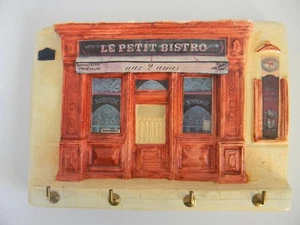 Le Petit Bistro Chalk 4 Key Holder - Picture 1 of 5