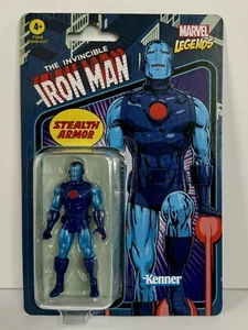 "Figura de acción retro Hasbro Marvel Legends Stealth Iron-Man Kenner 3,75""" - Imagen 1 de 2