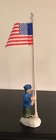 New ListingRare Find - It's a Wonderful Life Village Flag Pole Figurine - Numbered