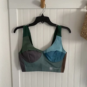 ADIDAS X KSENIASCHNAIDER Reprocessed Bra Top Women’s Size 6 NEW - Picture 1 of 9