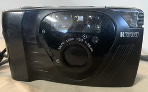 ▶️[Near Mint] Ricoh FF-9D Black AF Point & Shoot 35mm Film Camera - Picture 1 of 6