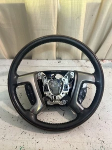 Volante Chevy GMC Tahoe Yukon cuero y madera 07-14 *Escalada sin calefacción - Imagen 1 de 10