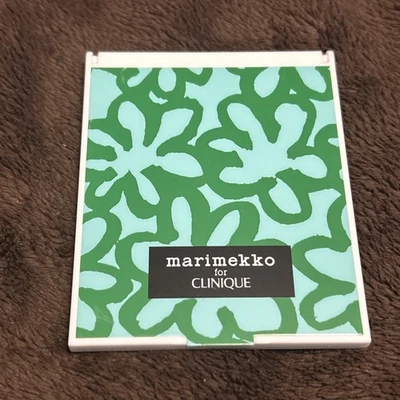 Retro Style Clinique Marimekko Folding Square Compact Mirror Travel Flower Power - Image 1 of 4