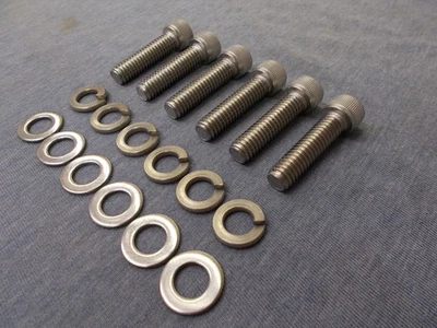 Ford Kent Pre-Crossflow STAINLESS STEEL CAP Head Ex/Inlet Manifold Bolts/Washers - Image 1 of 4