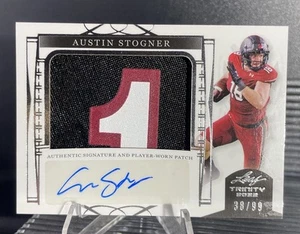 2022 Leaf Trinity Austin Stogner RC Auto Sick 3 Color Patch /99 Falcons - Picture 1 of 2